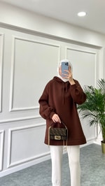 Rabi Sweatshirt Acı Kahve
