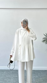 Royal Kimono Takım Beyaz