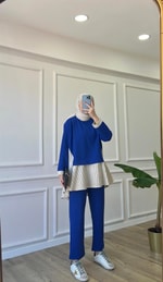 Saks - Çizgi Detaylı Takım