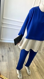Saks - Çizgi Detaylı Takım