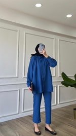 Saks - Kemerli Keten Takım