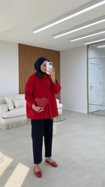 Selin Trenç Kırmızı