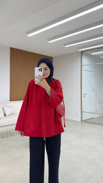 Selin Trenç Kırmızı