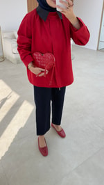 Selin Trenç Kırmızı