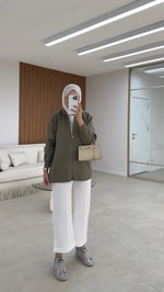 Sera Simli Hırka Çağla