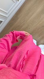 Simli Gömlek Pembe