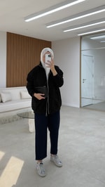 Simli Hırka Siyah