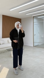 Simli Hırka Siyah
