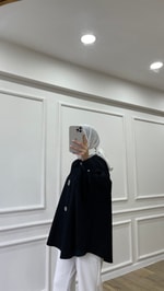 Siyah Taşlı Gömlek