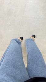 Tensel Denim Pantolon Mavi
