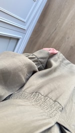 Tokalı Tensel Trenç Haki