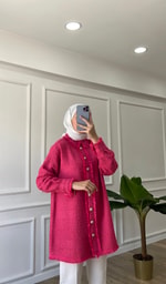 Tüvit Ceket - Pembe