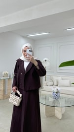 Venüs Etekli Takım Bordo