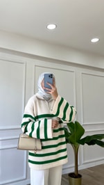 Vera Boğazlı Fermuarlı Triko - Benetton