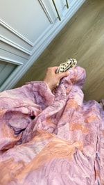 Vual Elbise Pembe