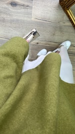 Yağ Yeşili Polarlı Sweatshirt