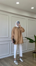 Yağmurluk - Camel 