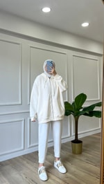Zara Model Hırka - Ekru