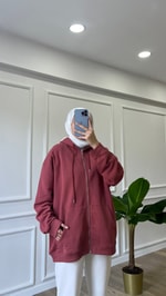 Zara Model Hırka - Gülkurusu