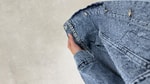Zincir Detaylı Denim Ceket Mavi