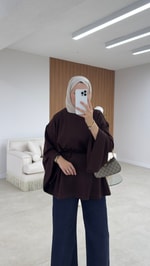Zoe Oysh Sweatshirt Acı Kahve