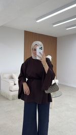 Zoe Oysh Sweatshirt Acı Kahve