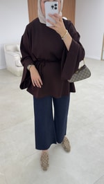 Zoe Oysh Sweatshirt Acı Kahve