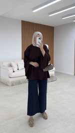 Zoe Oysh Sweatshirt Acı Kahve