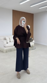 Zoe Oysh Sweatshirt Acı Kahve