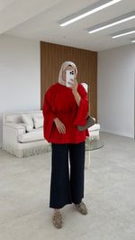 Zoe Oysh Sweatshirt Kırmızı