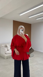Zoe Oysh Sweatshirt Kırmızı