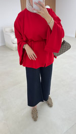 Zoe Oysh Sweatshirt Kırmızı