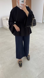 Zoe Oysh Sweatshirt Siyah