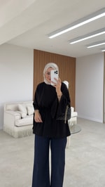 Zoe Oysh Sweatshirt Siyah