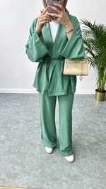 Zr Model Kimono Takım Mint