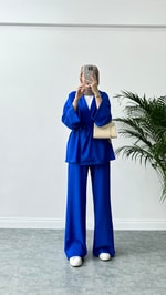 Zr Model Kimono Takım Saks