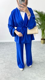 Zr Model Kimono Takım Saks