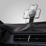 Amazingthing Explorer Pro Mag Magnetik M-safe Uyumlu Bükülebilen Eğimli ve Düz Zemin Araç Telefon Tutucu