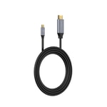 Amazingthing Thunder Pro HDTV Görüntü ve Ses Aktarıcı Type-C to HDMI Kablo Ultra HD 4K 60Hz 1.5M