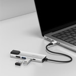 Amazingthing Thunder Pro RJ45 Type-c to HDTV 5 in 1 4K 60Hz Ethernet Dönüştürücü Adaptör