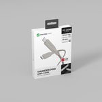 Amazingthing Thunder Pro USB3.2 Gen2 PD3.1 Port Korumalı Type-C to Type-C Kablo 120cm 240W 4K@60Hz
