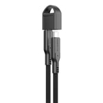 Amazingthing Thunder Pro USB3.2 Gen2 PD3.1 Port Korumalı Type-C to Type-C Kablo 20cm 240W 4K@60Hz
