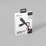 Amazingthing Thunder Pro USB3.2 Gen2 PD3.1 Port Korumalı Type-C to Type-C Kablo 120cm 240W 4K@60Hz