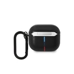 Apple Airpods 3.Nesil Kılıf BMW Orjinal Lisanslı PU Deri Tasarımlı 3 Renk Çizgili Çift Metal Logolu Kapak