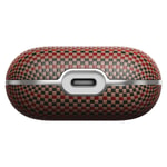 Apple Airpods 4 Kılıf Aramid Fiber Pitaka Tactile Woven Sunset-Moonrise Serisi Kapak
