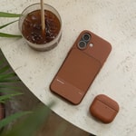 Apple AirPods 4 Kılıf Qi M-Safe Şarj Özellikli Native Union RE Classic Serisi Suni Deri Kapak