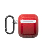 Apple Airpods Kılıf Ferrari Orjinal Lisanslı IML Baskılı Klasik Logolu SF Desenli TPU Kılıf
