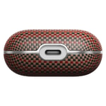 Apple Airpods Pro 2 Kılıf Aramid Fiber Pitaka Tactile Woven Sunset-Moonrise Serisi Kapak