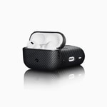 Apple Airpods Pro Kılıf 600D Aramid Fiber Pitaka Classic Serisi Black-Grey Twill Kılıf