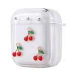 Apple Airpods Zore Airbag 44 Airbag Tasarımlı Simli Şeffaf Kutup Kılıf